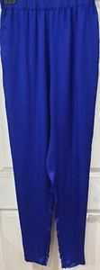 LANVIN Royal Blue Elastic High Waist Tapered Zipper Ankle Haremshose Hose M - Bild 1 von 5