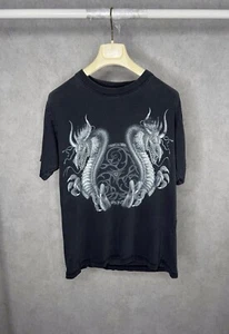 Dragon  Vintage crazy t-shirts Black size M - Picture 1 of 4