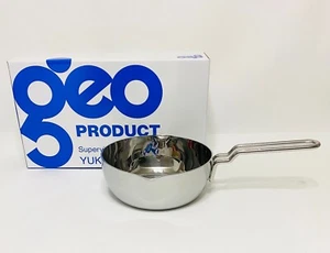 MiyazakiSeisakusho MIyaco GEO-18YH S/Steel yukihira Sauce pan 18cm Made in Japan - Picture 1 of 10