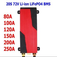 20S 72V 60V 80A 100A 120A 150A 200A 250A Li-ion LiFePO4 BMS W/Balance Protection