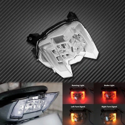 Clear Tail Light Running Turn Signal Brake LED Lamp Fit For Yamaha MT-09 2017-20 - Image 1 of 4