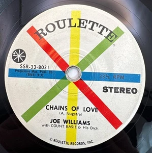 Joe Williams Chains of Love / Mean Mistreater Compact 33 Jazz Jukebox Mini LP - Imagen 1 de 6