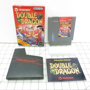 Videogioco Double Dragon Tradewest originale Nintendo NES completo di scatola CIB - Foto 1 di 11