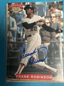 Nabisco All Star Legends, Frank Robinson Autograohed With COA - Picture 1 of 5
