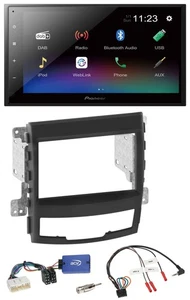 Pioneer USB Bluetooth DAB 2DIN Lenkrad Autoradio für SSangYong Korando mit Taste - Bild 1 von 8