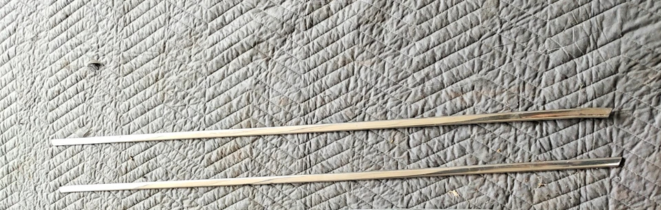 1970 1971 1972 Buick Skylark GS 455 2 dr Upper Door Peak Reveal Moldings - Image 1 of 2