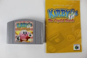 Kirby 64: The Crystal Shards (Nintendo 64, 2000) N64 Authentic Tested W/Manual - Picture 1 of 6