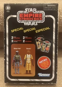 Star Wars Retro Collection Boba Fett & Bossk Special Bounty Hunter 2 Pack SEALED - Imagen 1 de 3
