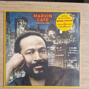 Marvin Gaye Midnight Love vinyl LP 1982 (CBS 85977) - Picture 1 of 10