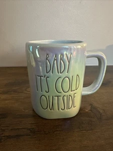 Taza Iridiscente Nueva Sin Etiquetas Rae Dunn BESOS DE INVIERNO - Imagen 1 de 4