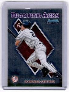 1999 Bowman Chrome Diamond Aces Derek Jeter New York Yankees #DA13 - Picture 1 of 2
