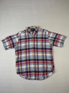 Polo Ralph Lauren 3 Knopf Hemd Herren M Madras kariert Purcell Button Down Kragen - Bild 1 von 9