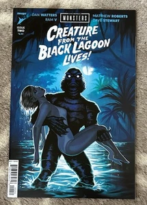 Creature From The Black Lagoon Lives #2 variante 1:50 Stephanie Pepper casi nuevo - Imagen 1 de 2