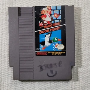 Cartucho de juego original NES Nintendo Super Mario Bros. and Duck Hunt 1985 - Imagen 1 de 4