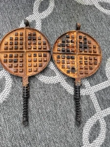 Gofrera Americana Griswold Nº 9 Hierro Fundido 156 y 166 SIN BASE Sin Restaurar - Imagen 1 de 12