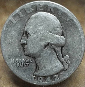 1942 D Washington Quarter DDO FS 101 Silver Quarter - Bild 1 von 7