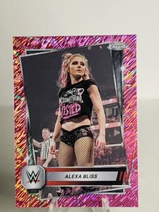 Alexa Bliss 2025 Topps Chrome WWE Pink Shimmer Refractor - Picture 1 of 2