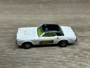 Vintage Corgi Juniors Whizzwheels Mercury Cougar XR7 Sheriff Car Diecast Britain - Picture 1 of 10