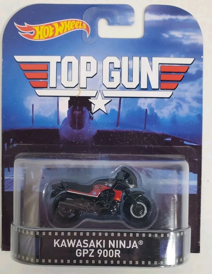 KAWASAKI NINJA GPZ 900R * TOP GUN * 2015 Hot Wheels Retro Entertainment Series Foto 1 de 4