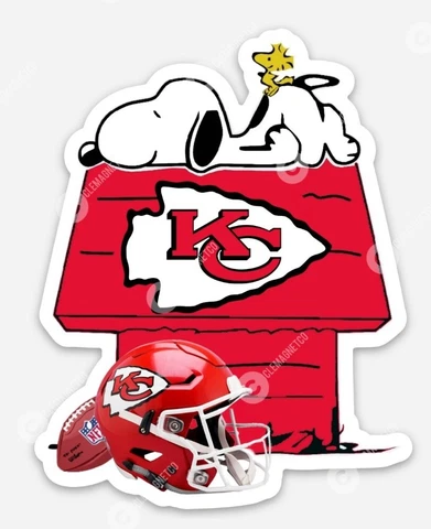KANSAS CITY CHIEFS DOGHOUSE MAGNET - MAHOMES KELCE NFL Football Cover