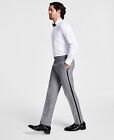 Alfani Men's Slim-Fit Stretch Tuxedo Pants Light Grey 32 x 32