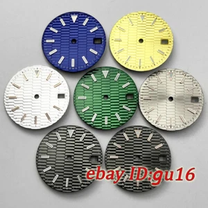 28,5 mm Fecha Ventana Esfera Estéril Ajuste Luminoso NH35 Movimiento Automático Accesorios - Imagen 1 de 18