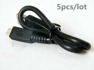 5X Blackberry Short 30CM 1ft Micro USB Data Charger Cable Cord Portable Power - Picture 1 of 4