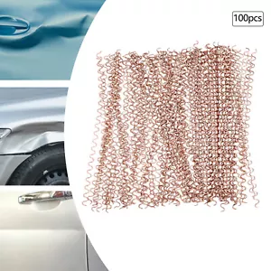 100Pcs*Dent Puller Wavy Welding Wires,Spot Weld Repair Corrugated Welding Wire - Bild 1 von 20