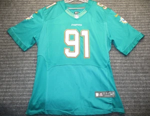 Cameron Wake Miami Dolphins Jersey Men's Size 56 Nike Stitched Home Green Jersey - Picture 1 of 16