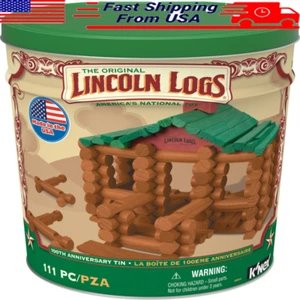 100 Aniversario Coleccionable Lata Con 111 Piezas Madera de Arce Juego de Construcción Juguete Nuevo - Imagen 1 de 6