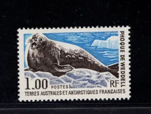 FSAT TAAF Antarctic 1976 1fr Weddell Seal Sc 61 MNH - Bild 1 von 1