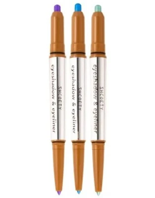 Eyeshadow Crayon Eyeliner Duo ~ Purple Green Blue - Image 1 of 4