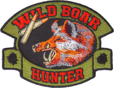 IVAMIS Wild Boar Hunter Patch - 4x3.5 inch - P4347