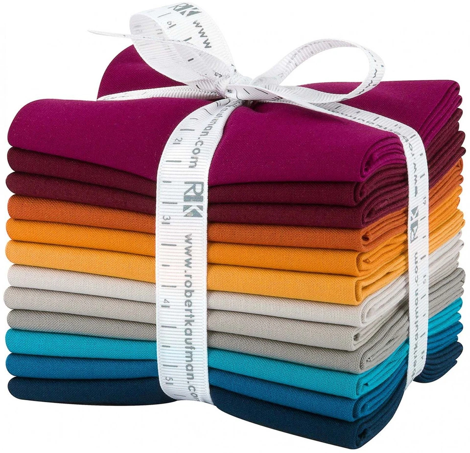 FQ-1384-12 - Fat Quarter Kona Cotton - Tuscan Skies Palette - 12pcs/bundle - Image 1 of 1