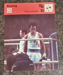 1979 Sportscaster Sugar Ray Leonard Card #22-09 (Geneva)