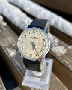 Vintage Soviet Raketa Watch Mechanical Wristwatch Made In USSR 1980s - Picture 1 of 18