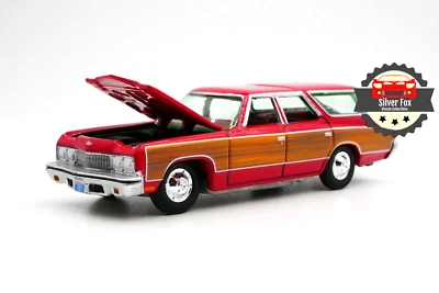 Chevrolet Caprice Wagon 1973 rojo escala 1:64 diecast modelo de coche de coleccionista Foto 1 de 4