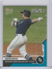 2020 Topps Now Parallel #335 HUNTER RENFROE TAMPA BAY RAYS 15/49