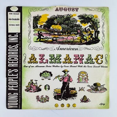 Gene Lowell Chorus The American Almanac: August 78RPM 10" Vinyl Record YPR-42 78 - Image 1 of 2