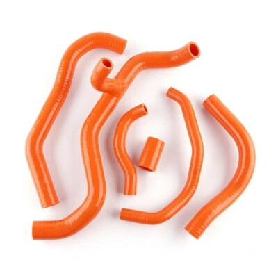 Manguera de refrigerante de radiador de silicona naranja para Honda CBR 600 RR CBR600RR 2007-2019 Foto 1 de 4