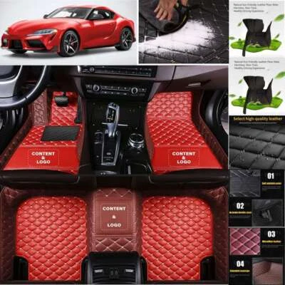 For Toyota Supra Car Floor Mats All Weather Luxury Custom Handmade Auto Carpets - Image 1 of 4