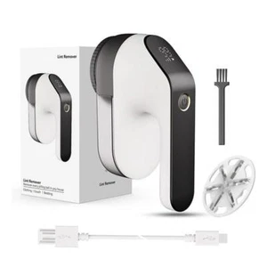 Rechargeable Fabric Shaver w/4 Replaceable, Lint Remover with 3-Speed Settings - Picture 1 of 8