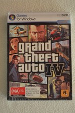 New & Sealed Vintage Grand Theft Auto IV On PC Games For Windows   