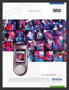 Nokia 3650 Handy 2000er Print Werbung Anzeige 2003 - Bild 1 von 1