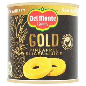 Del Monte Gold Ananas Scheiben in Saft 435g 4er Pack - Bild 1 von 1