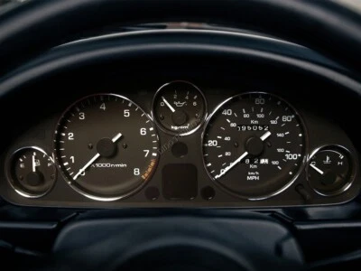 For Mazda MX-5 Miata NA 89-97 Polished Aluminium Trim Rings Instrument Cluster - Image 1 of 4