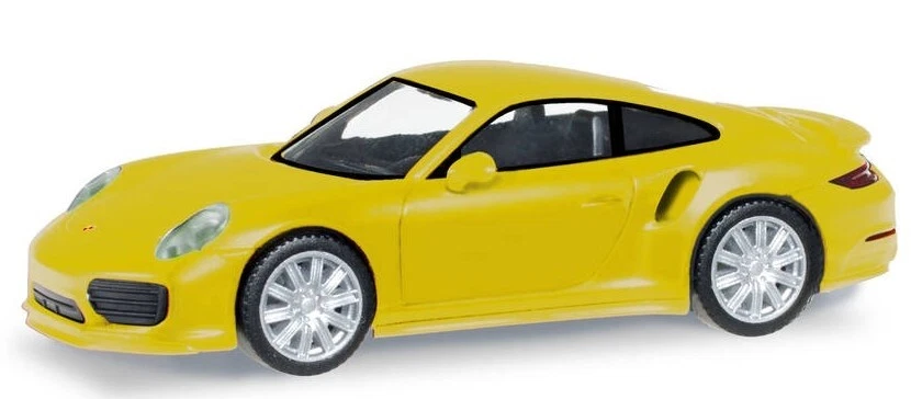 HERPA - PORSCHE 911 Turbo giallo - 1/87 - HER028615-003 - Immagine 1 di 1