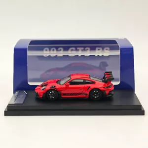 1:64 SW Porsche 992 GT3 RS Racing Sports Red Diecast Models Car Collection - Imagen 1 de 7