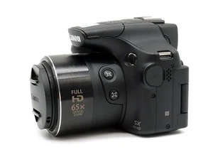 Canon Powershot SX60 HS Bridgekamera 16.1MP, 65x opt. Zoom, WIFI, FULL HD Video - Bild 1 von 9