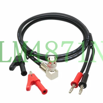 BNC Plug 90° High Voltage MHV 3000V to Alligator Clip 56mm RF Test Cable RG59 1M - Image 1 of 4
